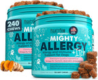 Mighty Paw Dog Allergy Chews - Anti-Itch & Immune Support, 120ct | Omega 3, Quercetin & Turmeric | Vet Formulated | Made in USA | Skin & Coat Supplement for Dogs - Image 11