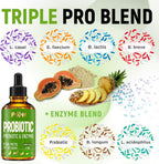 Golden Paw three billion CFU probiotic supplement back label showing ingredients list and prebiotic blend.