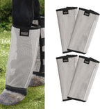 Harrison Howard Loose Fitting Fly Boots UV-Protective Extra Tough Mesh Ventilated Four Fasteners Stay-on Design Protect Horse Legs & Stomp-Reducing Set of 4 Deep Navy Large - Image 14