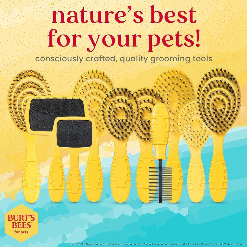 Burt's Bees for Pets Dual Sided Flea Comb with Handle from Recycled Coastal Plastics, Fine and Wide Stainless Steel Pins Remove Fleas, Flea Eggs, Tangles, and Dander, 6 Inch - Image 9