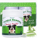 Petstoral 2-pack natural plaque removal dental powder front view