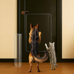 Dog Scratch Protectors for Doors 2-Pack 36 x 20'' Clear Cat Scratching Guard Protection Easy Install on Wall Window Glass Screen & Sliding Doors Furniture Indoor/Outdoor - Image 10
