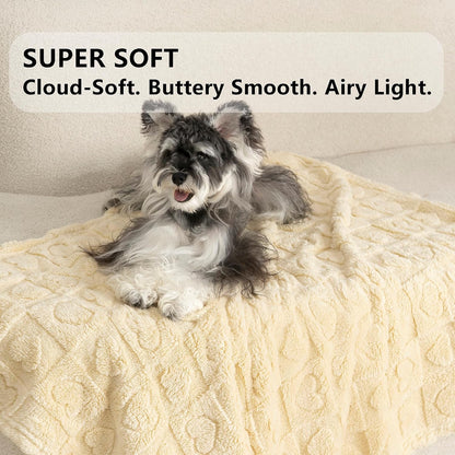 Gogobunny 300GSM machine washable cat blanket folded compactly for travel