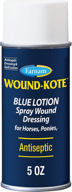Farnam Wound-Kote blue lotion spray for skin lesions and abrasions