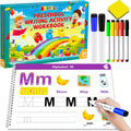 ABERLLS preschool handwriting practice book front view showing colorful cover design