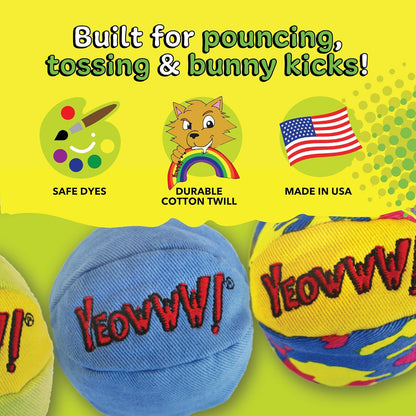 Imported USA organic catnip ball toys for active feline play.
