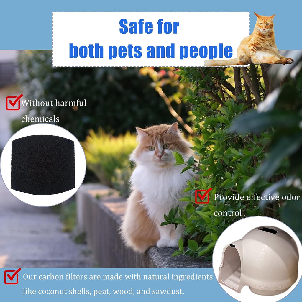 Thickened pet safe biodegradable carbon filter replacements by PurifyLogix