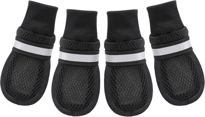 Dog Shoes for Medium to Large Dogs, Breathable Boots for Summer Hot Pavement, Non-Slip Paw Protectors for Outdoor & Hardwood Floors - Image 9