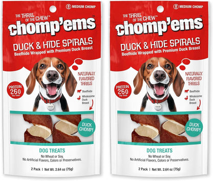 Chomp'ems Premium Beefhide Chews for Dogs, 2 Chews - Image 11