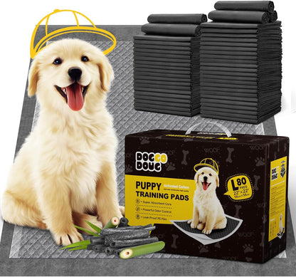 Dog Pee Pads for Dogs XXL 30"x36" Charcoal Puppy Pads 50 Counts Extra Large Disposable Activated Carbon Super Absorbent Full Edge-Wrapping Odor-Control Training Pads with Adhesive Tabs - Image 10