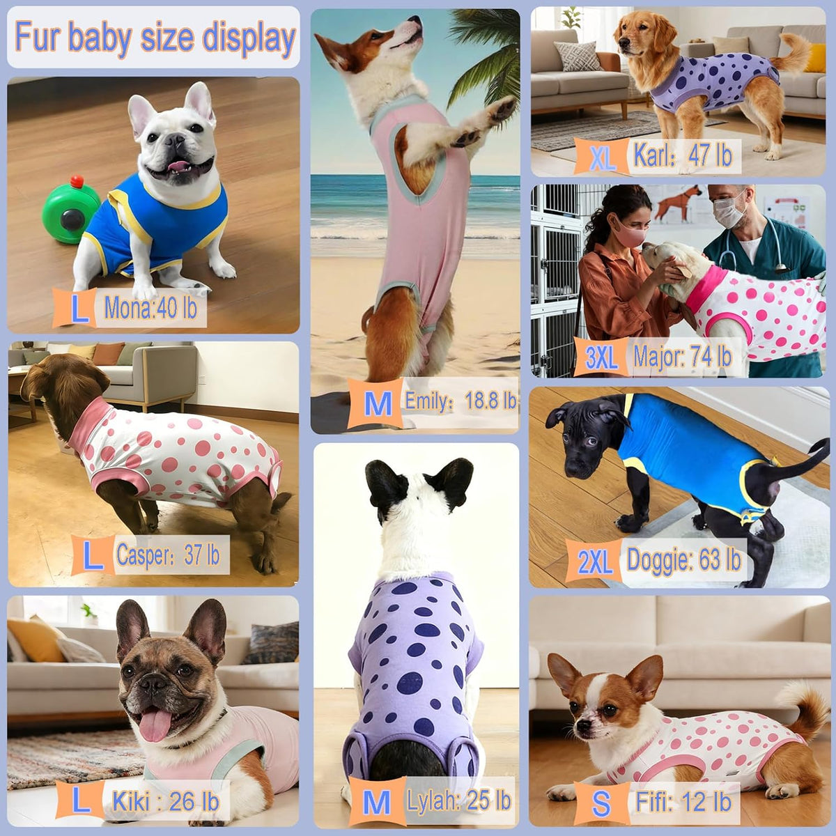 Close up details of the soft material on the Ceseonce protective pet shirt