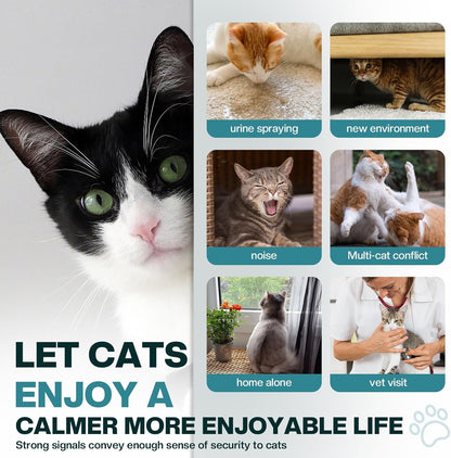 Cat calming plug-in device showing the rotating socket design