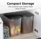 Iris Usa storage bin showing clear plastic material