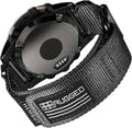 Hemsut H Garmin watch band rugged nylon sports strap front view