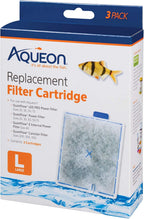 Aqueon QuietFlow replacement filter cartridges front view packaging