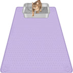 Cat Litter Mat, Extra Large 40" x 28" Silicone Mat Litter Trapping Mat for Scatter Control, Soft on Kitty Paws, Easy to Clean (Gray) - Image 14