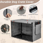 Indoor outdoor weather resistant pet crate wrap