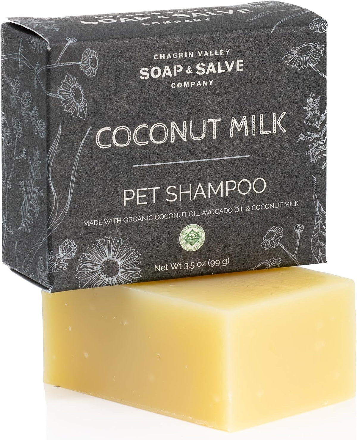 Chagrin Valley Soap & Salve Certified Organic Dog Shampoo and Conditioner - Dog Shampoo Itchy Skin Relief and Puppy Essentials - Natural Handmade Honey & Oats, 3.8 oz Bar Soap - Image 10