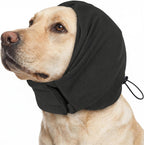 Dog Calming Hoodie, Dog Ear Muffs Noise Protection, Ear Wrap Hematoma for Dogs, Adjustable No Shake Head Cover Anxiety Relief, Grooming, Blow Drying, Fireworks, Thunderstorms, Pink S - Image 9