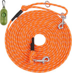 Full set view of reflective leash and waste dispenser