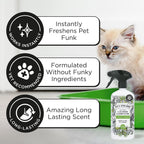 Using Pet-Pourri spray inside a clean empty cat litter box
