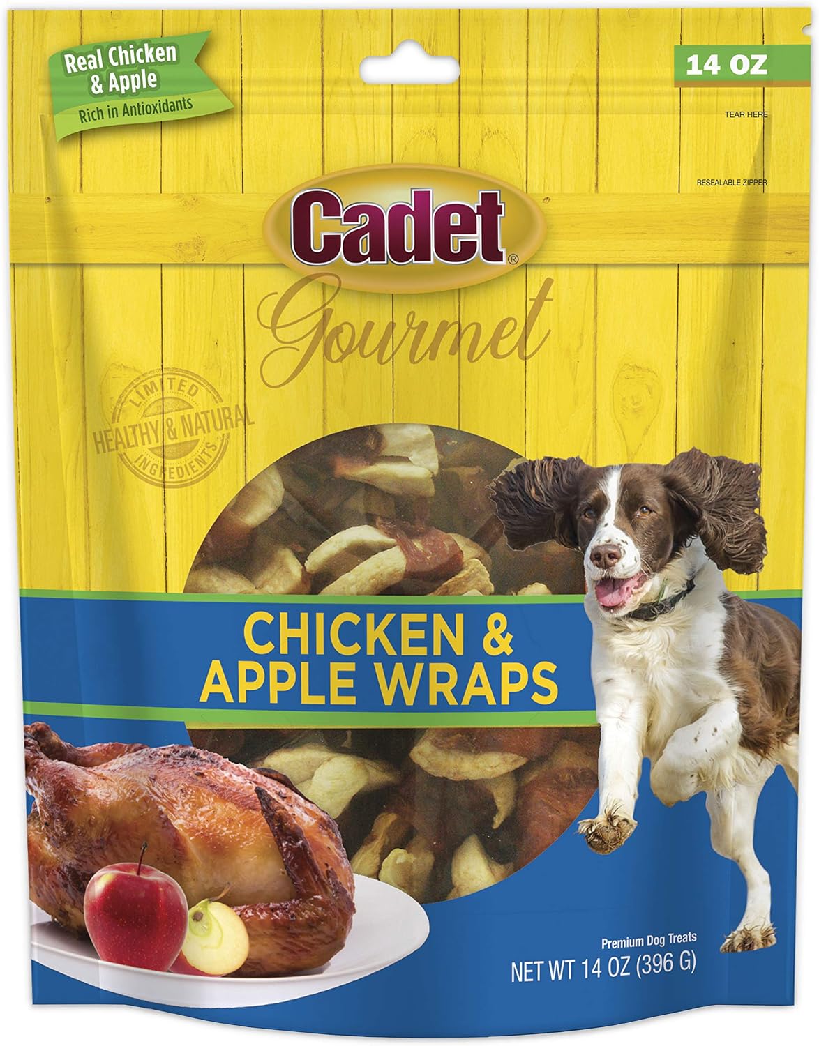 Cadet Gourmet Sweet Potato & Duck Dog Treats Wraps - Healthy & Natural Sweet Potato & Duck Dog Training Treats for Small & Large Breeds - Inspected & Tested in USA (28 oz.) - Image 12