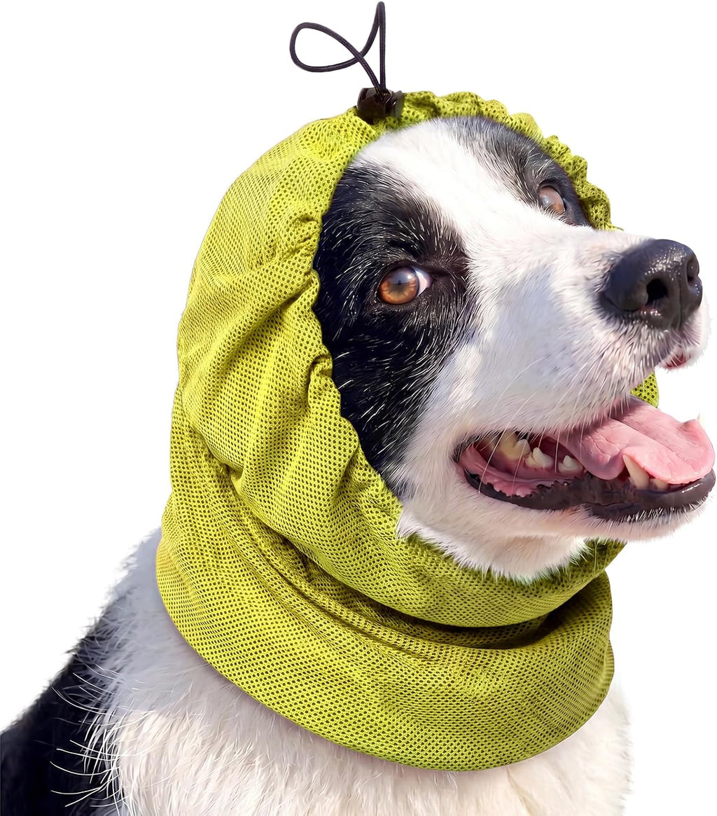 ROZKITCH Grass Seed Ear Protector Dog Neck Wrap Grey S | Breathable Mesh, Adjustable Drawstring, Stretchy, Lightweight, Quick Dry, Stop Grass Seeds - Image 10