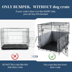 Gray fabric crate accessory liner highlighting the durable built-in attachment ties