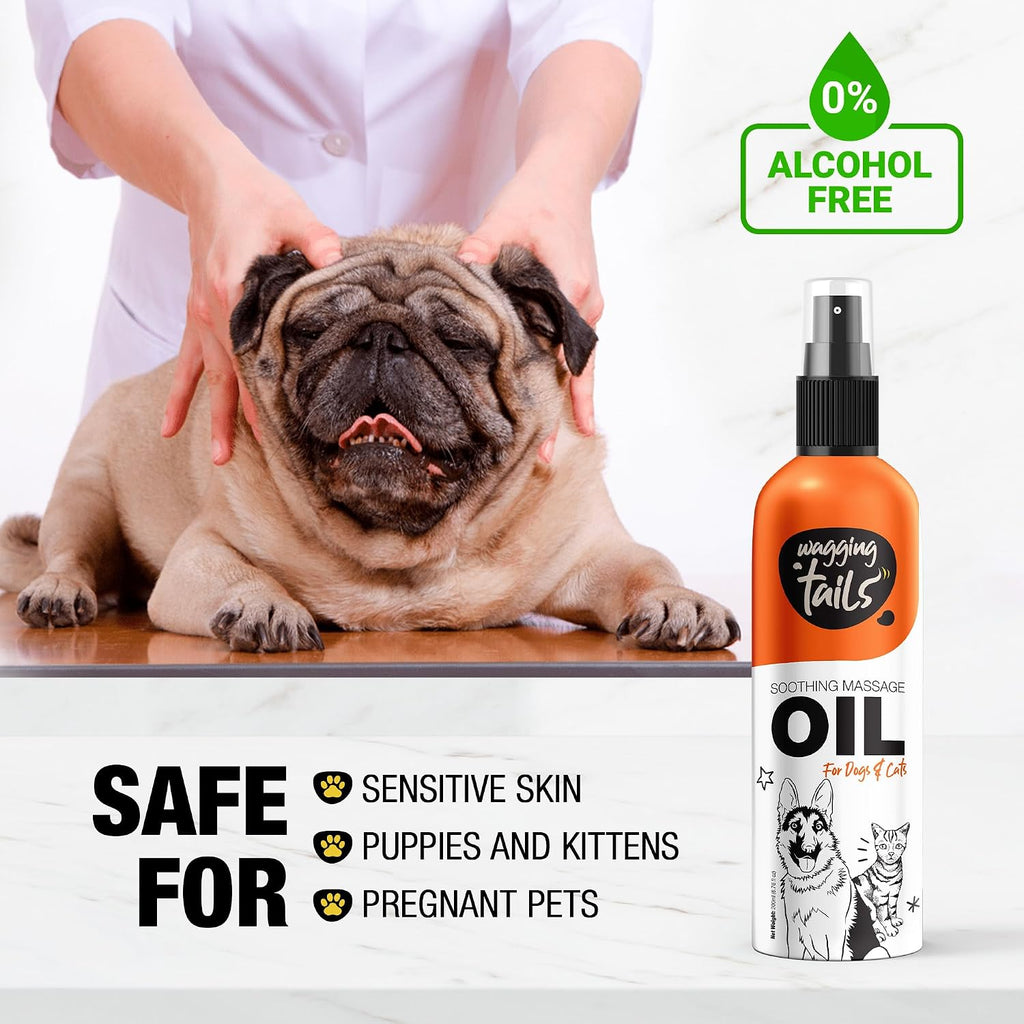 Wagging Tails 200ml bottle anti hair fall treatment for pets