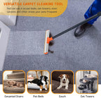 KeFanta carpet rake handle with ergonomic non-slip foam grip