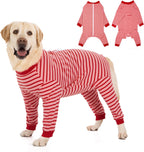 Yeapeeto Dog Onesie Surgery Recovery Suit for Large Medium Bodysuit Dogs Pajamas PJS Full Body for Shedding, Prevent Licking, Wound Protection, Cone Alternative (2XL, Pink) - Image 13