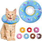 Seyezo Cat Cone Collar Soft, Adjustable Cat Recovery Collars Spay Cones to Stop Licking, Cute Donut E Collar After Surgery, Anti-Lick Recovery Elizabethan Collar for Kittens (Donut Pink, Small) - Image 12
