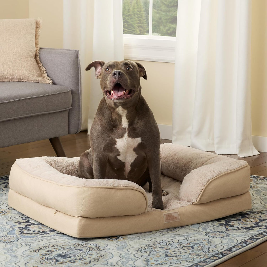 Close up of soft plush interior lining for pets