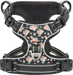 Timos No Pull Dog Harness,NO Need Go Over Dogs Head 3 Snap Buckles Reflective Oxford No Choke Harness with Front & Back 2 Metal Leash Clips Soft Padded for Small Medium Large Dogs Pink S - Image 15