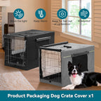 Petsfit thirty six inch single door dog crate protector packaging view