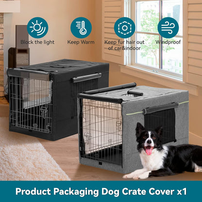 Petsfit thirty six inch single door dog crate protector packaging view