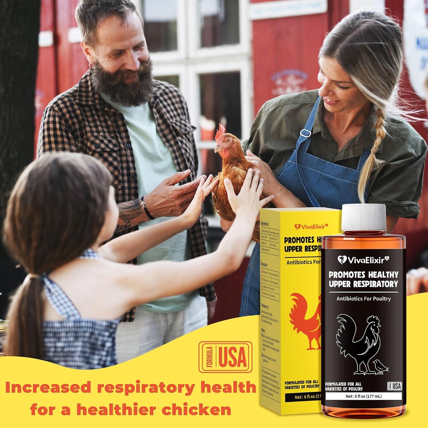 BiKontrun bird health supplement packaging highlighting clear airway benefits