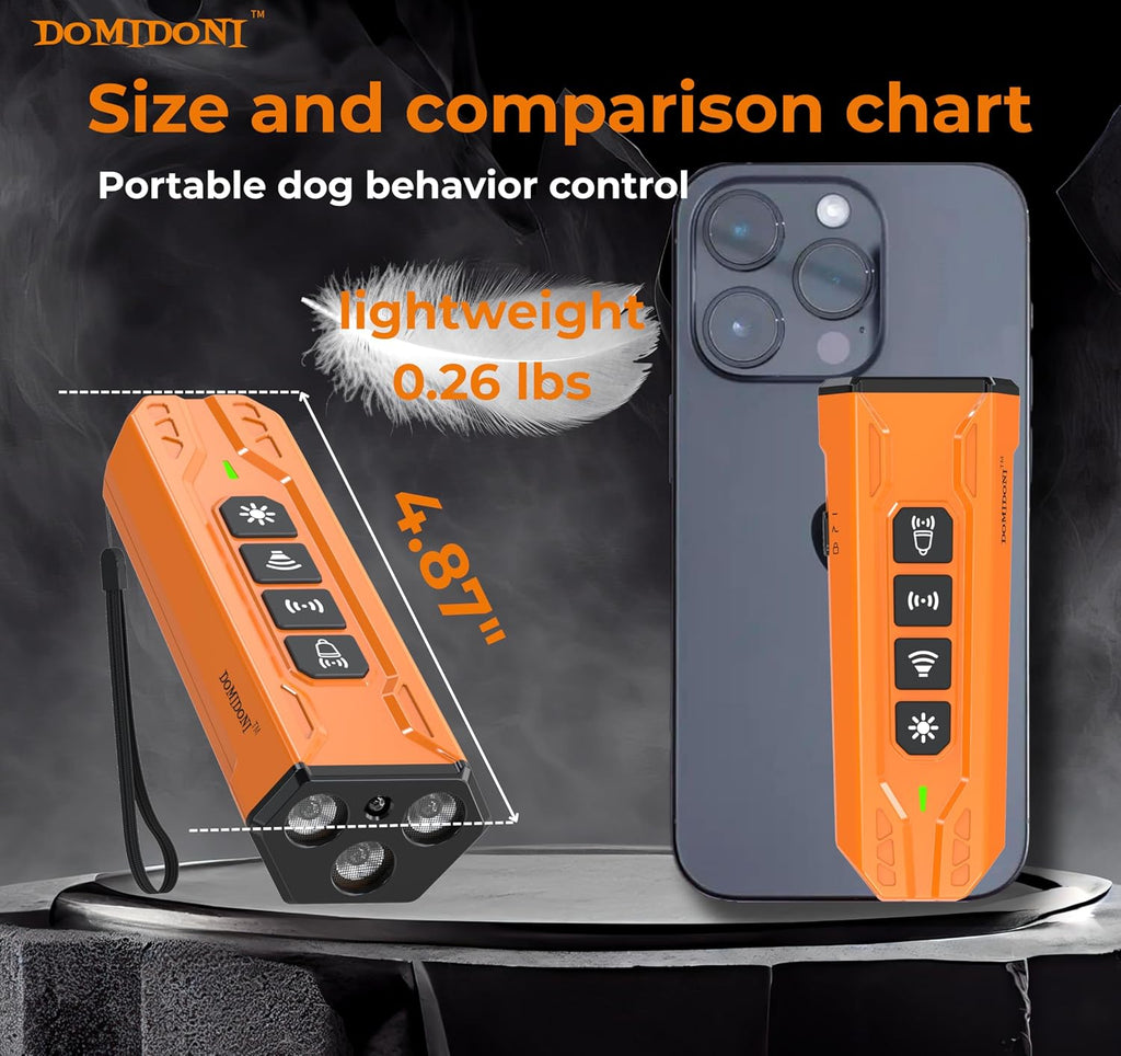 Dog Bark Deterrent Device- 3X Ultrasonic Anti Barking Devices for Dogs, Safe for Dogs & Humans, Portable Barks No More Bark Stopper Dog Training Device Indoor Outdoor Use Rechargeable(Alpha Pro) - Image 9