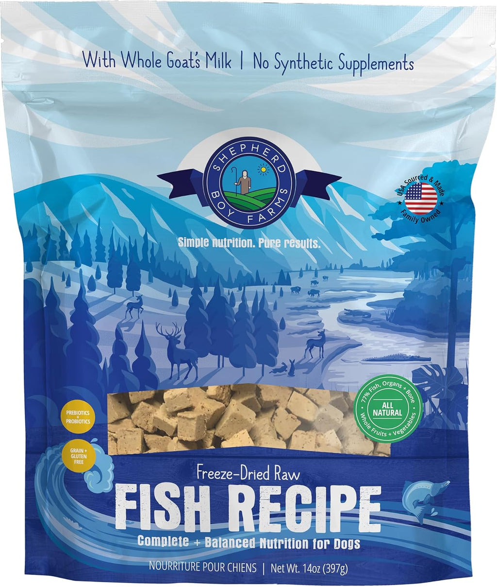 Shepherd Boy Farms Freeze Dried Raw Dog Food, Bison Recipe, All Natural, No Synthetics, Made in USA with Goat's Milk & Organic Produce, High Protein, Complete Meal (14oz) - Image 14