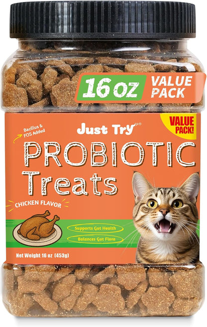 Just Try 16 OZ Taurine Treats with Coenzyme Q10 for Cats - Coq10 & Taurine for Cat to Support Feline Heart Health - Chicken Flavored Chews - Vitamins Snacks Treats - Image 12