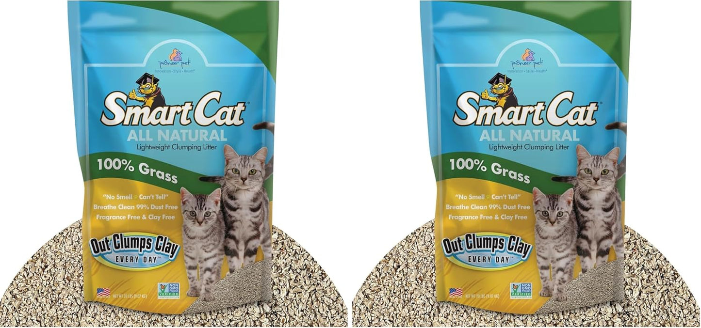 SmartCat All Natural Clumping Cat Litter, 20 Pound (320oz 1 pack) - Alternative to Clay and Pellet Litter - Chemical and 99% Dust Free - Unscented and Lightweight - Image 13