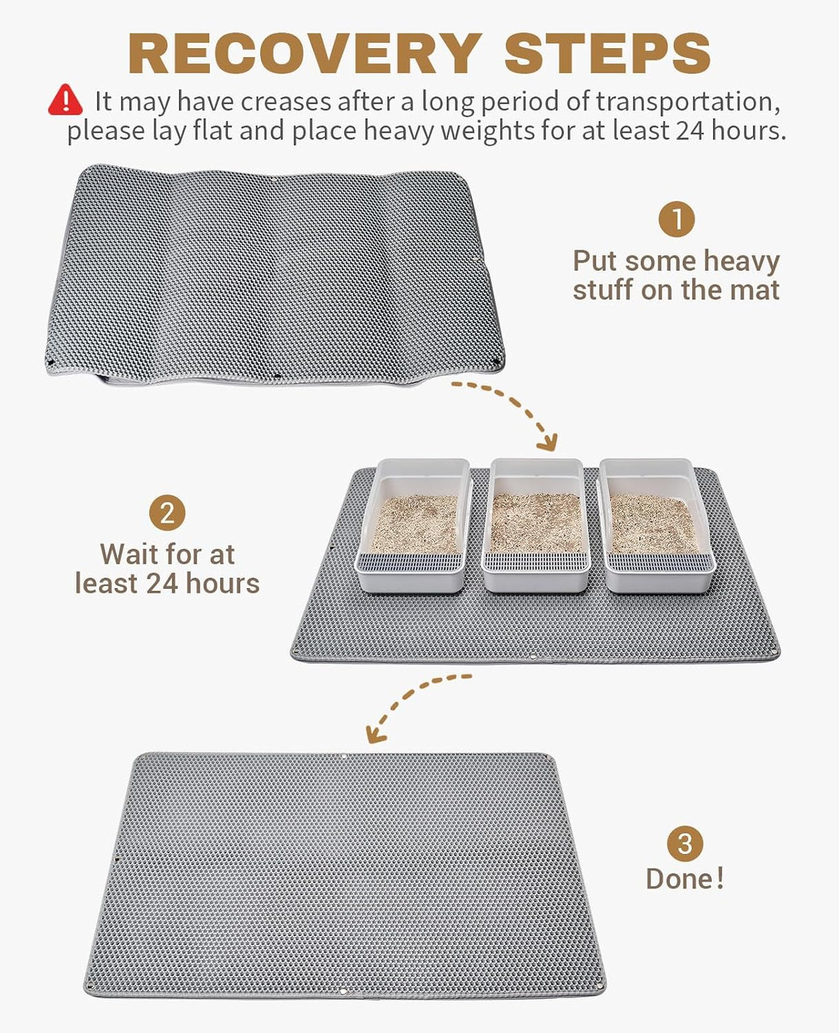 Waterproof bottom layer of Fostanfly cat mat preventing urine leaks