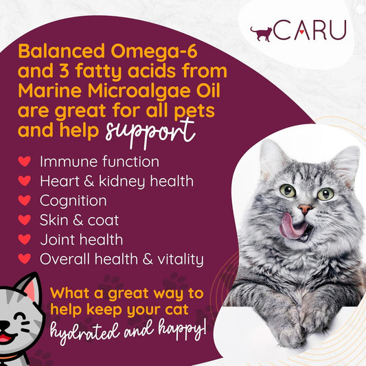 Individual 5.5 ounce carton of Caru wet cat food