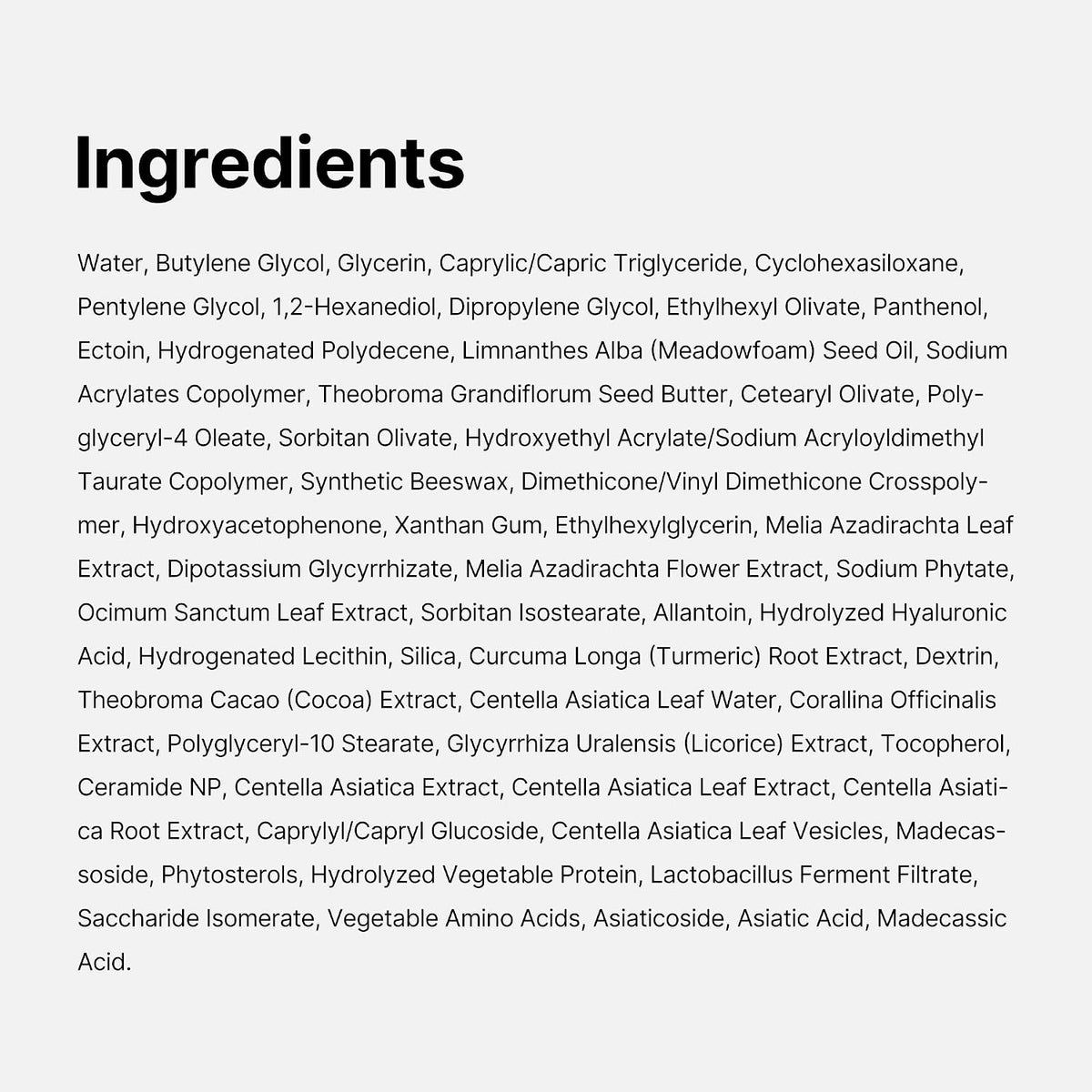 Medicube Exosome Cica Tea Tree Cream side profile