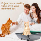 Luvcosy waste receptacle installed in litter box