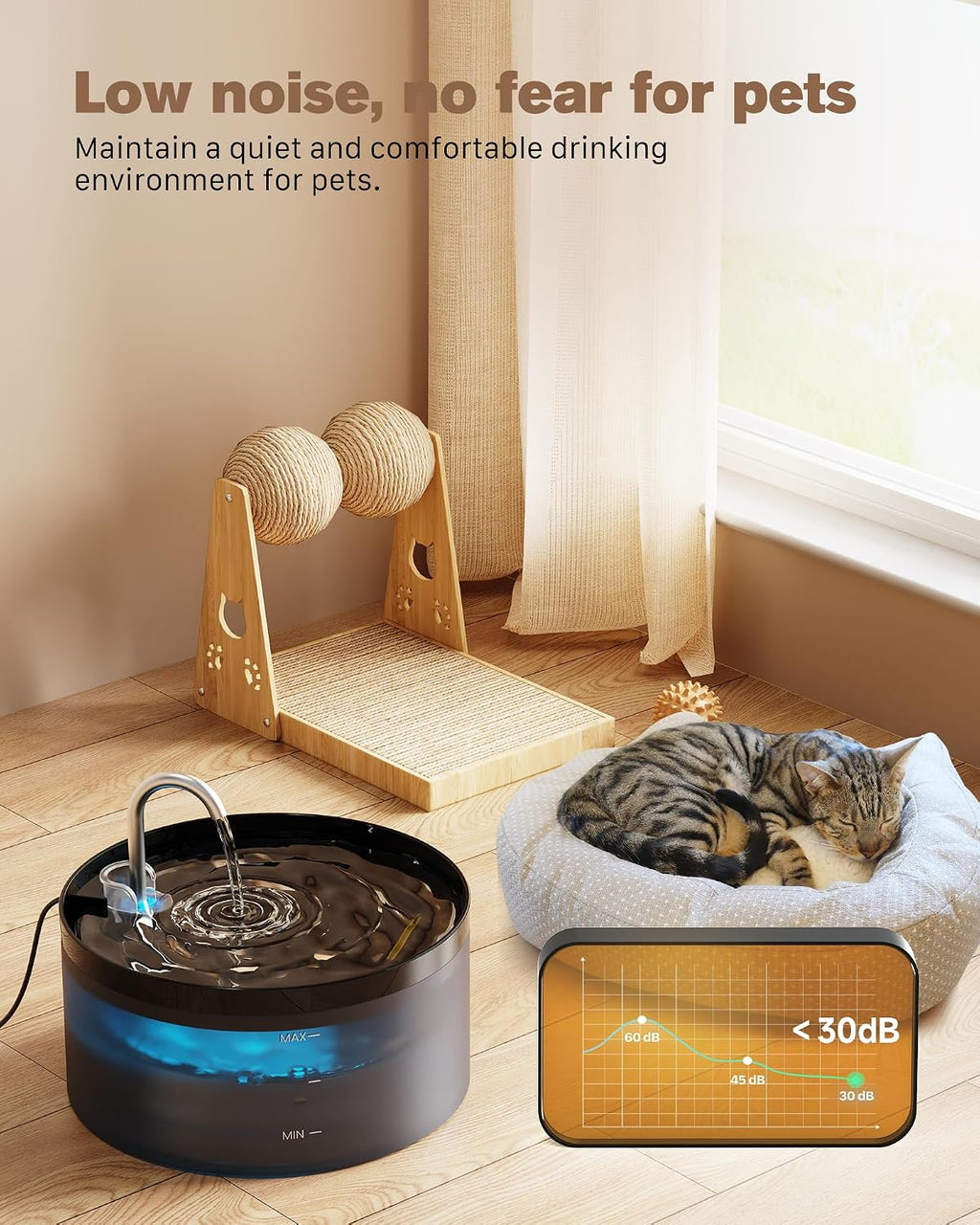 Bemoony cat fountain filtration system parts