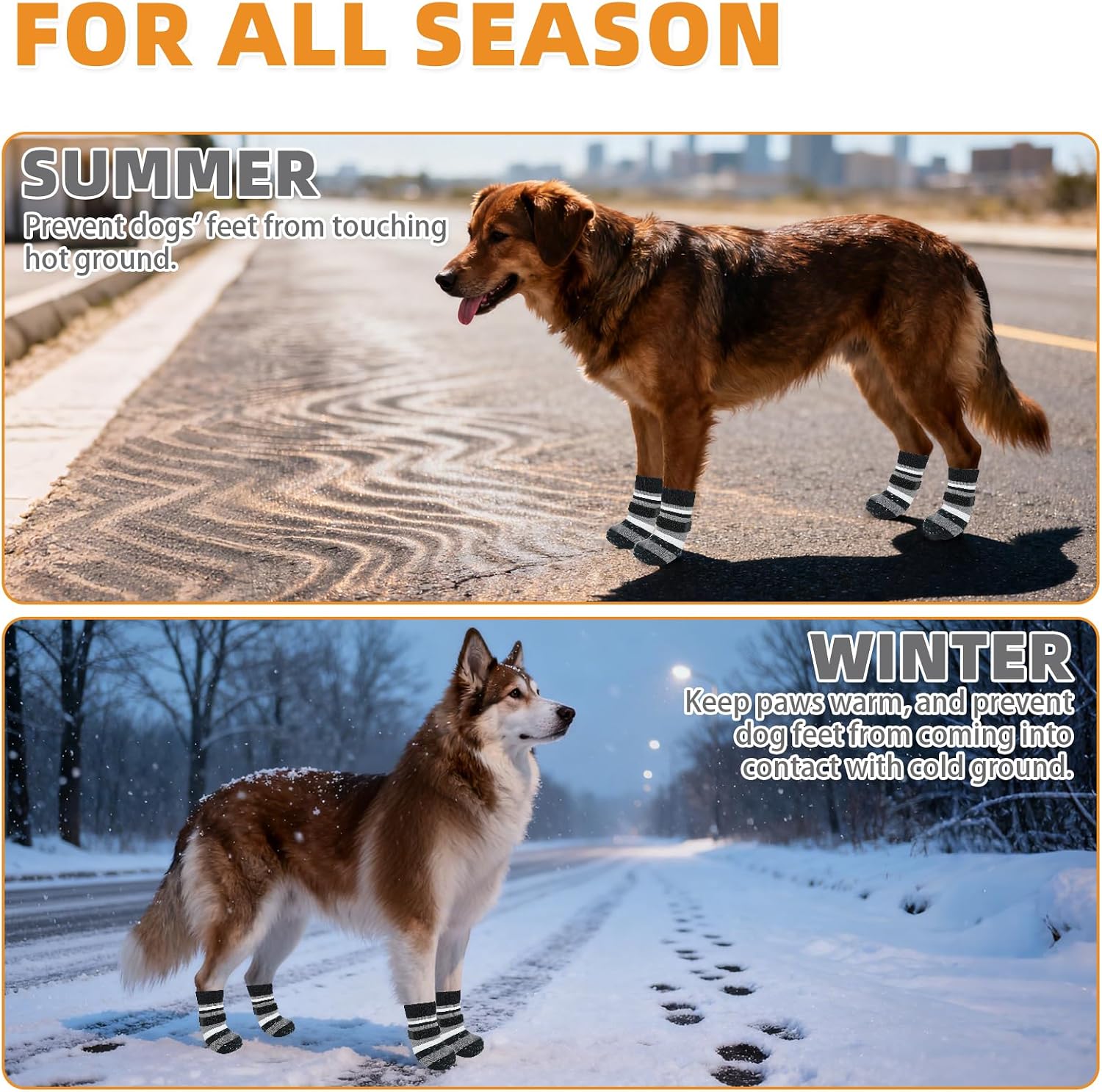Detailed view of Kooltail dog sock silicone paw pattern