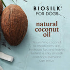 BioSilk 12 Ounces moisturizing dog conditioner back label with directions