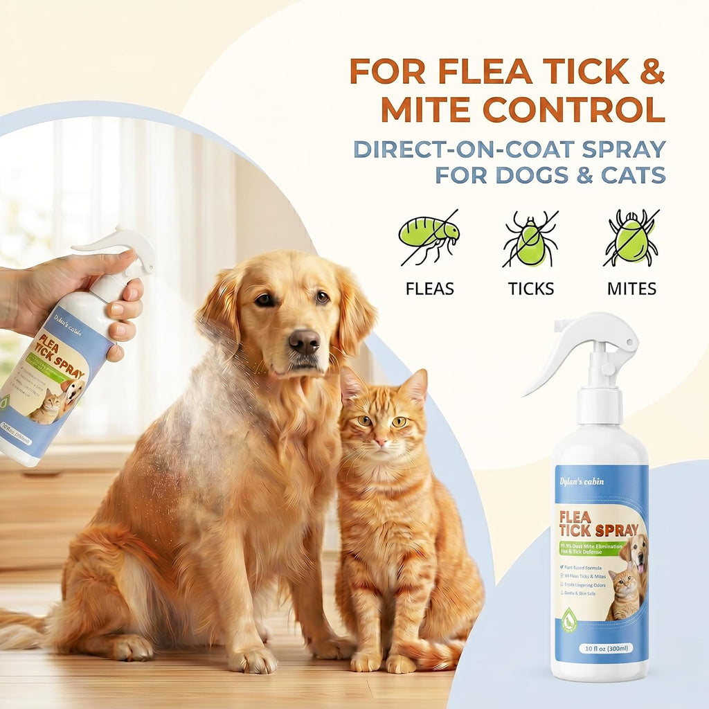 Dylan's Cabin pet skin care spray plant-based formula details label