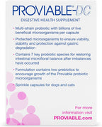Nutramax Proviable sprinkle capsules being opened for pet food mixing
